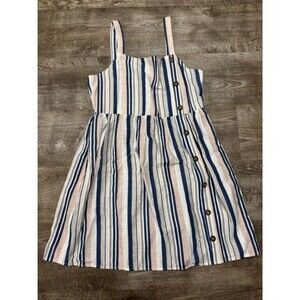 IJOAH Striped Summer Mini Dress Size Small